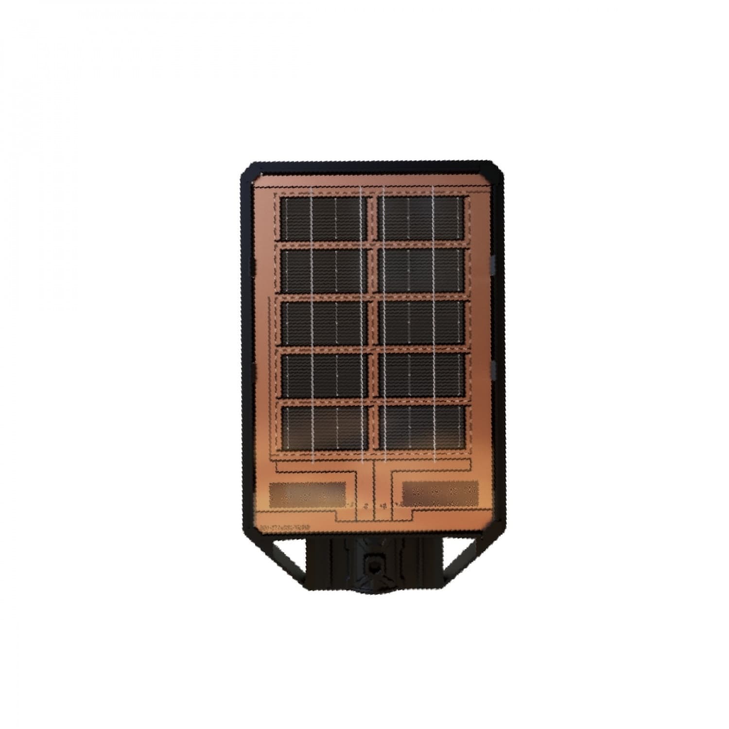 HI-TEK โคมไฟถนนโซล่า LED PHOENIX ชาร์จ 2 ด้าน 100W แสงขาว 5