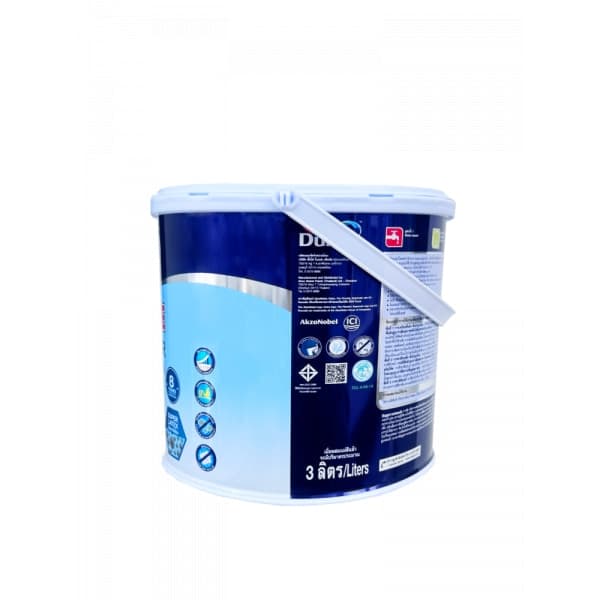 Dulux ซูเปอร์โคท ภายนอก ด้าน 3L #511 สีขาวพิเศษ New 2