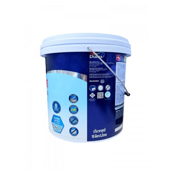 Dulux ซูเปอร์โคท ภายนอก ด้าน 15L #511 สีขาวพิเศษ New 2