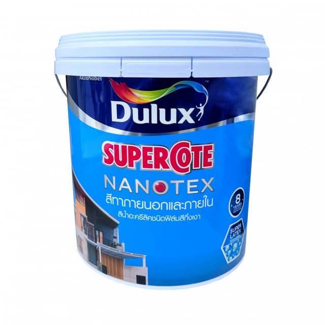 Dulux ซูเปอร์โคท นาโนเท็กซ์ ภายนอก กึ่งเงา 9L เบส E New