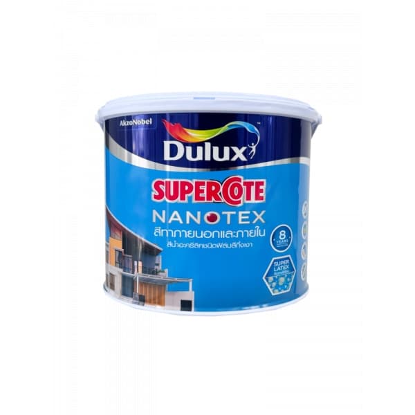 Dulux ซูเปอร์โคท นาโนเท็กซ์ ภายนอก กึ่งเงา 3L เบส E New 1