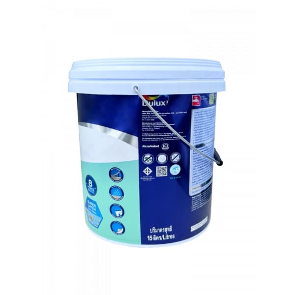 Dulux ซูเปอร์โคท สีทาฝ้า 15L #110 สีขาว New 2