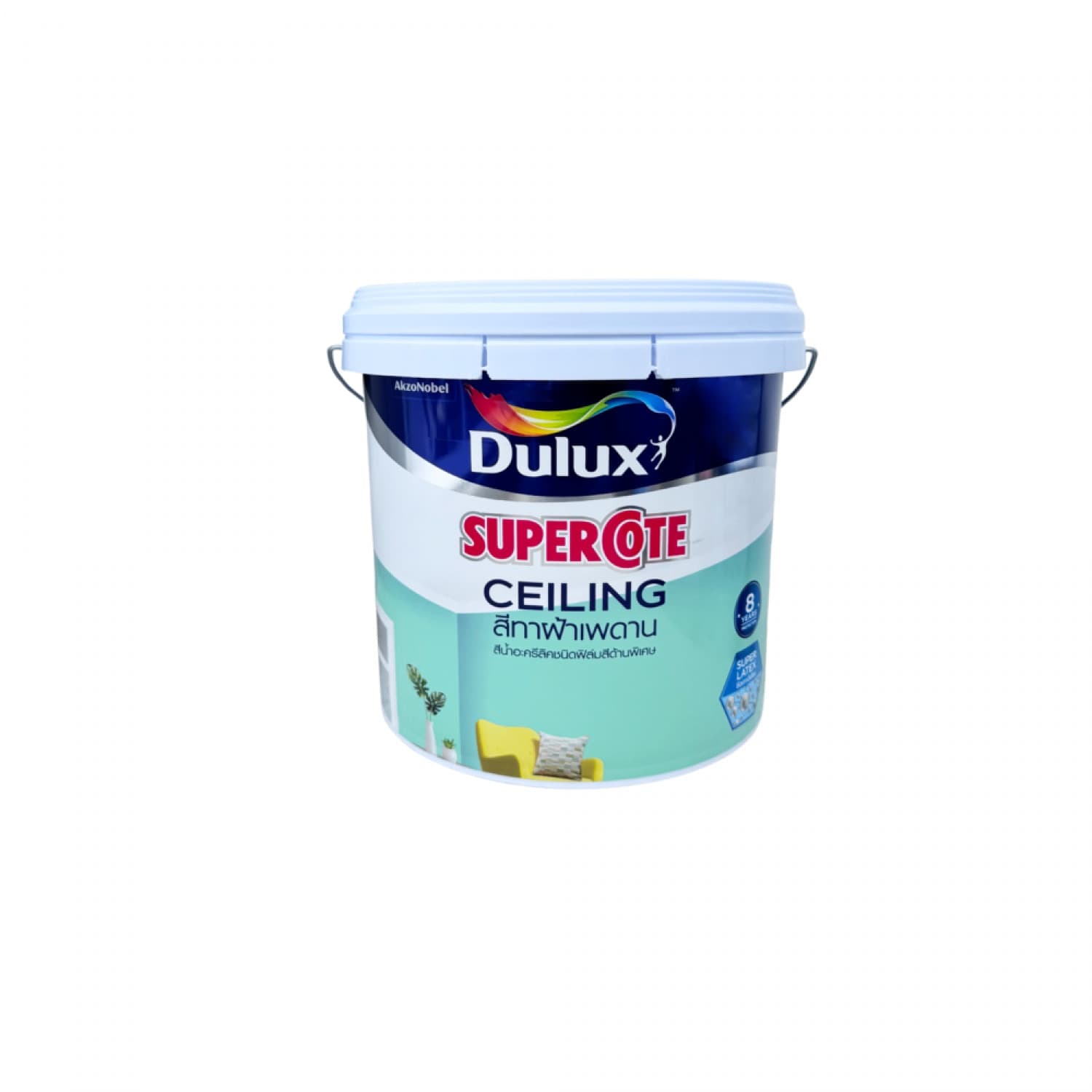 Dulux ซูเปอร์โคท สีทาฝ้า 9L #110 สีขาว New