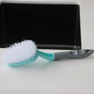 ICLEAN แปรงขัดอเนกประสงค์ด้ามสั้น รุ่น GTG56938 ขนาด 3.5x5.5x26 ซม. สีเขียว-เทา 5