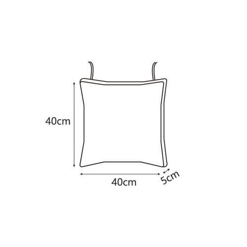 COZY เบาะรองนั่งสี่เหลี่ยม ขนาด 40×40×5ซม. รุ่น CX11 สีน้ำเงินเข้ม 7