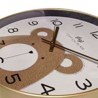 COZY นาฬิกาแขวนผนัง รุ่น Teddy ขนาด 30×30×4.3 ซม. สีขาว 3