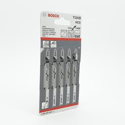 BOSCH ใบเลื่อยจิ๊กซอร์ ไม้ (5ใบ/แผง) รุ่น T101B 3