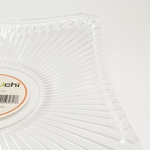 UCHI ถาดอะคริลิค 20X20X3.2 CM. ZYH026 สีใส 5