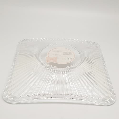UCHI ถาดอะคริลิค 20X20X3.2 CM. ZYH026 สีใส 10