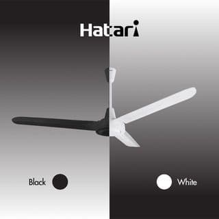 HATARI พัดลมติดเพดาน 56" C56M1 ดำ 4