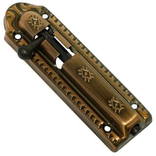 COLT กลอนประตูซิงค์ ไม่มีขา รุ่น 280 ขนาด 4 นิ้ว สีทองแดงรมดำ (แพ็ค 1) 2
