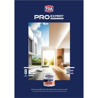 ทีโอเอ โปร เอ็กซ์เปิร์ต สีน้ำ ด้าน ทาฝ้าเพดาน #PM888 1 กล. สีเทา 5