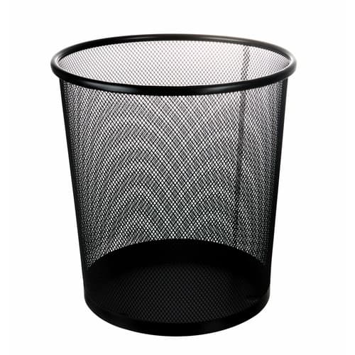 SMITH ตะกร้าเหล็กกลมอเนกประสงค์ 20 ลิตร (L) รุ่น TG59203 ขนาด 29.5x29.5x35ซม. สีดำ 1