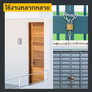 TORSTEN กุญแจคล้องทองเหลืองระบบสปริง 20มม. TS 20S (ห่วงสั้น) 4