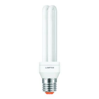 LAMPTAN หลอดไฟตะเกียบ 2U 14W แพ็คคู่ แสงเดย์ไลท์ E27 2