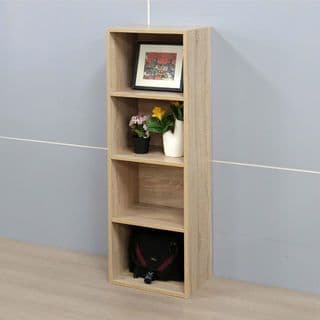 DELICATO ชั้นอเนกประสงค์ 4 ช่อง ขนาด40X29X118ซม.บีช 2