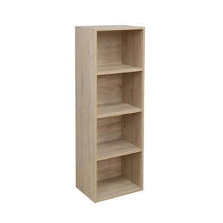 DELICATO ชั้นอเนกประสงค์ 4 ช่อง ขนาด40X29X118ซม.บีช 4