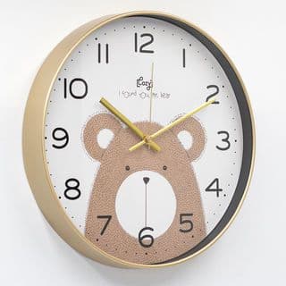 COZY นาฬิกาแขวนผนัง รุ่น Teddy ขนาด 30×30×4.3 ซม. สีขาว 2