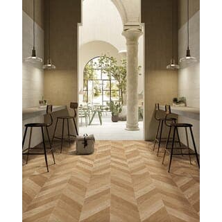 La Arezza 60X120 ซม.กระเบื้องพอร์ซเลน รุ่น Heritage Oak red brown (DGD1260027) Matt - Hone Random (2pcs /box  1.44 sqm) 4