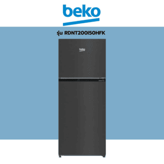 BEKO ตู้เย็น 2 ประตู ขนาด 6.5 คิว รุ่น RDNT200I50HFK สีเทาเข้ม 2