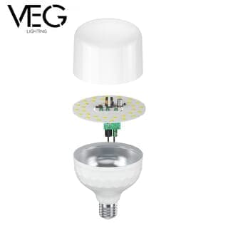 V.E.G หลอด LED Bulb 35W ขั้ว E27 รุ่น VLQP-T100-35W-6500K แสงเดย์ไลท์ 2