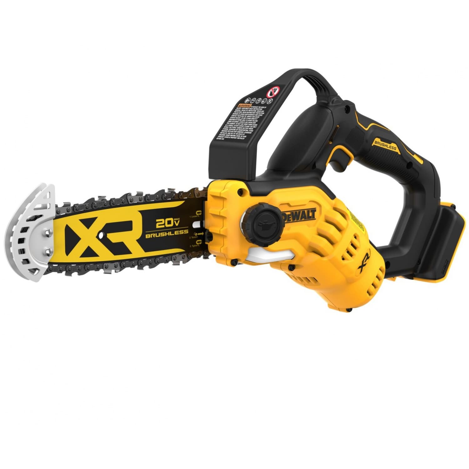 DEWALT เลื่อยโซ่มือเดียวไร้สาย 8 นิ้ว 20V DCCS623B เฉพาะตัวเครื่อง 4