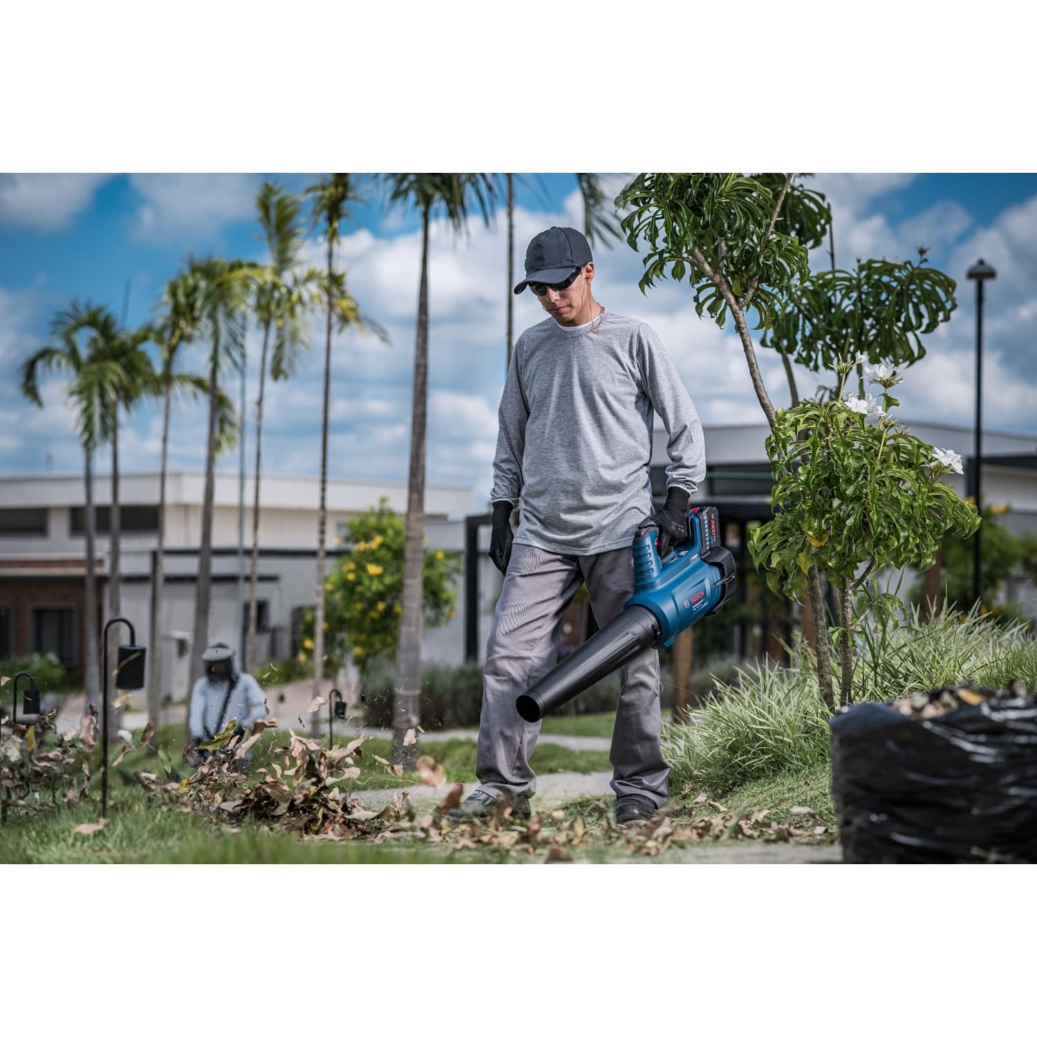 BOSCH เครื่องเป่าใบไม้ ไร้สาย 18V Bi-Turbo รุ่น GBL18V-750 (เฉพาะเครื่อง) 6