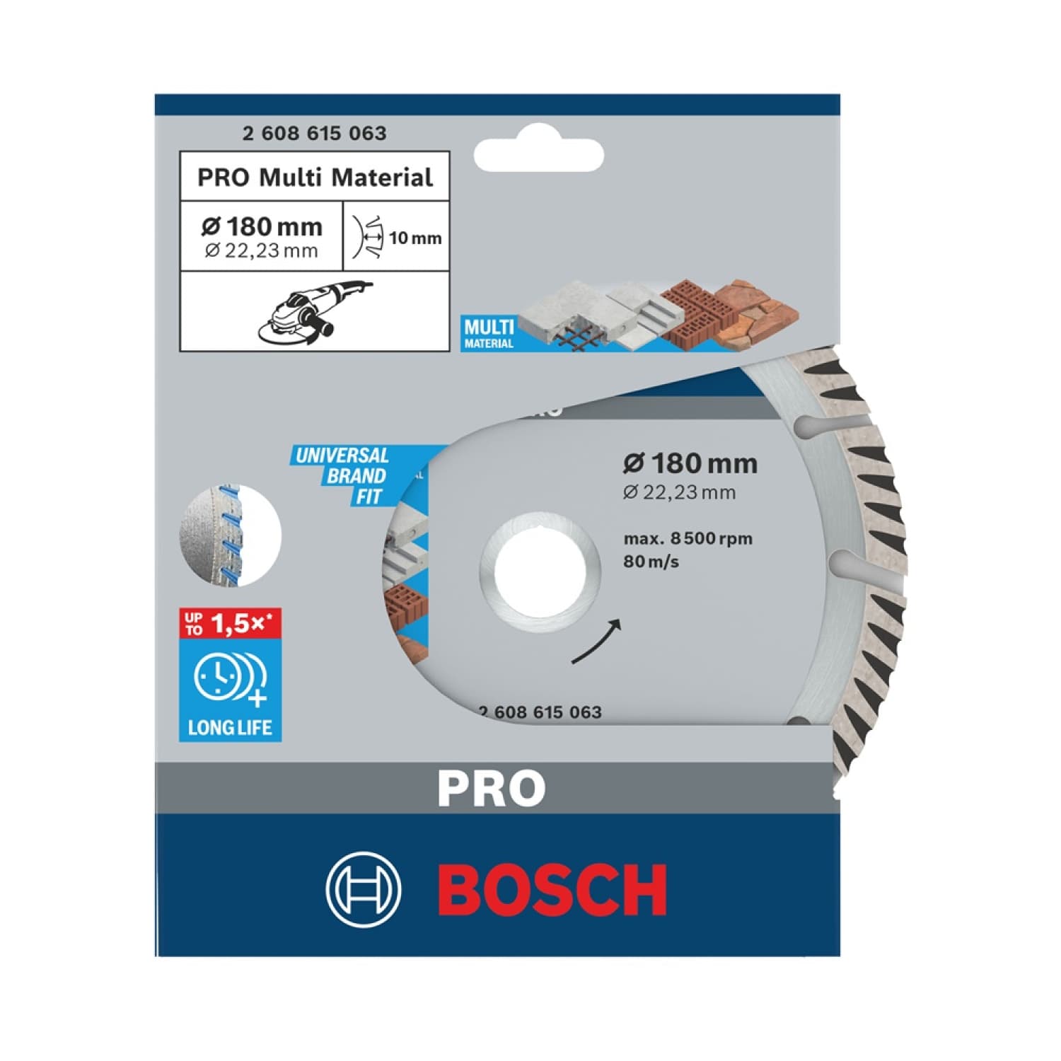 BOSCH ใบเพชร 7 นิ้ว ตัดกระเบื้อง/คอนกรีต/แกรนิต รุ่น Pro #063 2