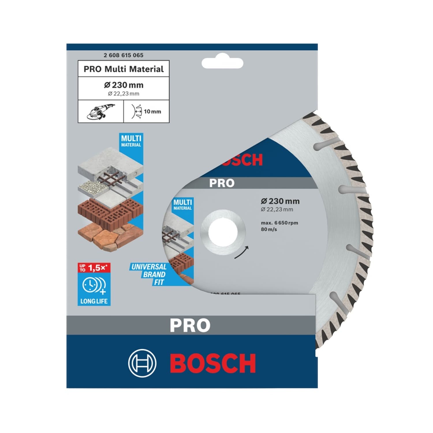 BOSCH ใบเพชร 9 นิ้ว ตัดกระเบื้อง/คอนกรีต/แกรนิต รุ่น Pro #065 2