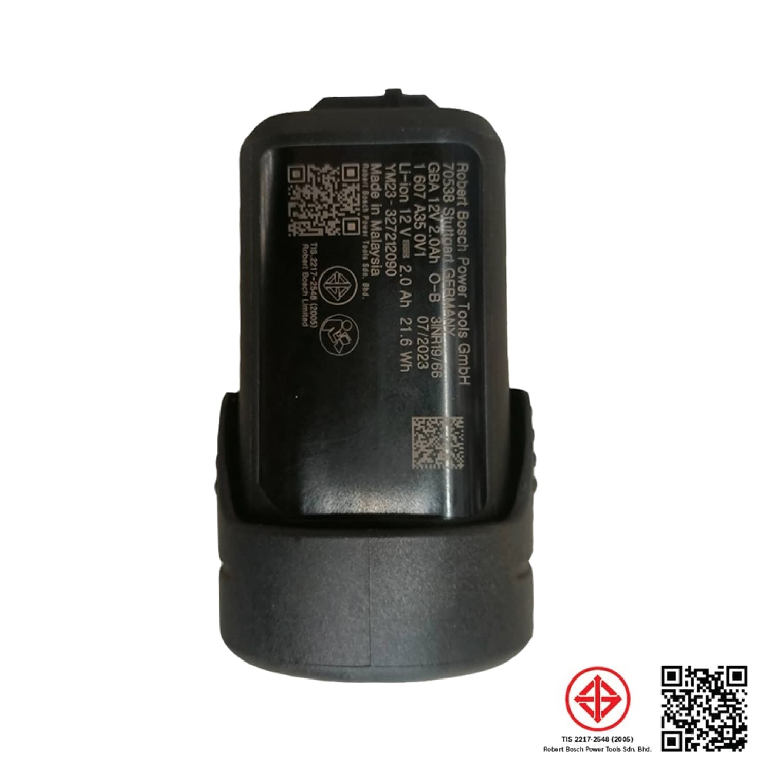 BOSCH แบตเตอรี่ GBA 12V 2.0Ah 1600A028TL 4