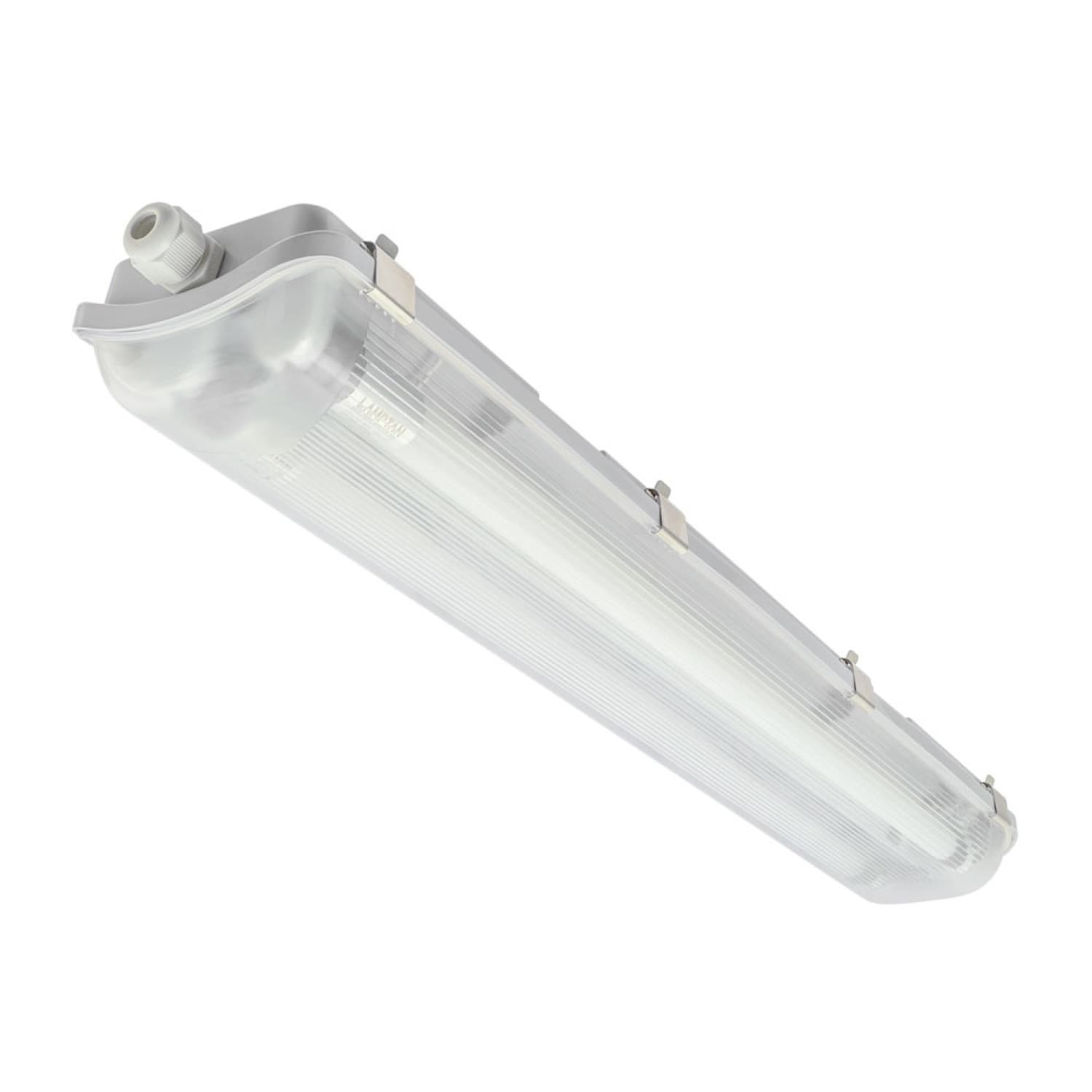 LAMPTAN โคมกันน้ำกันฝุ่นพร้อมหลอด LED T8 2X10W แสงเดย์ไลท์ รุ่นลิ้นการ์ด 3