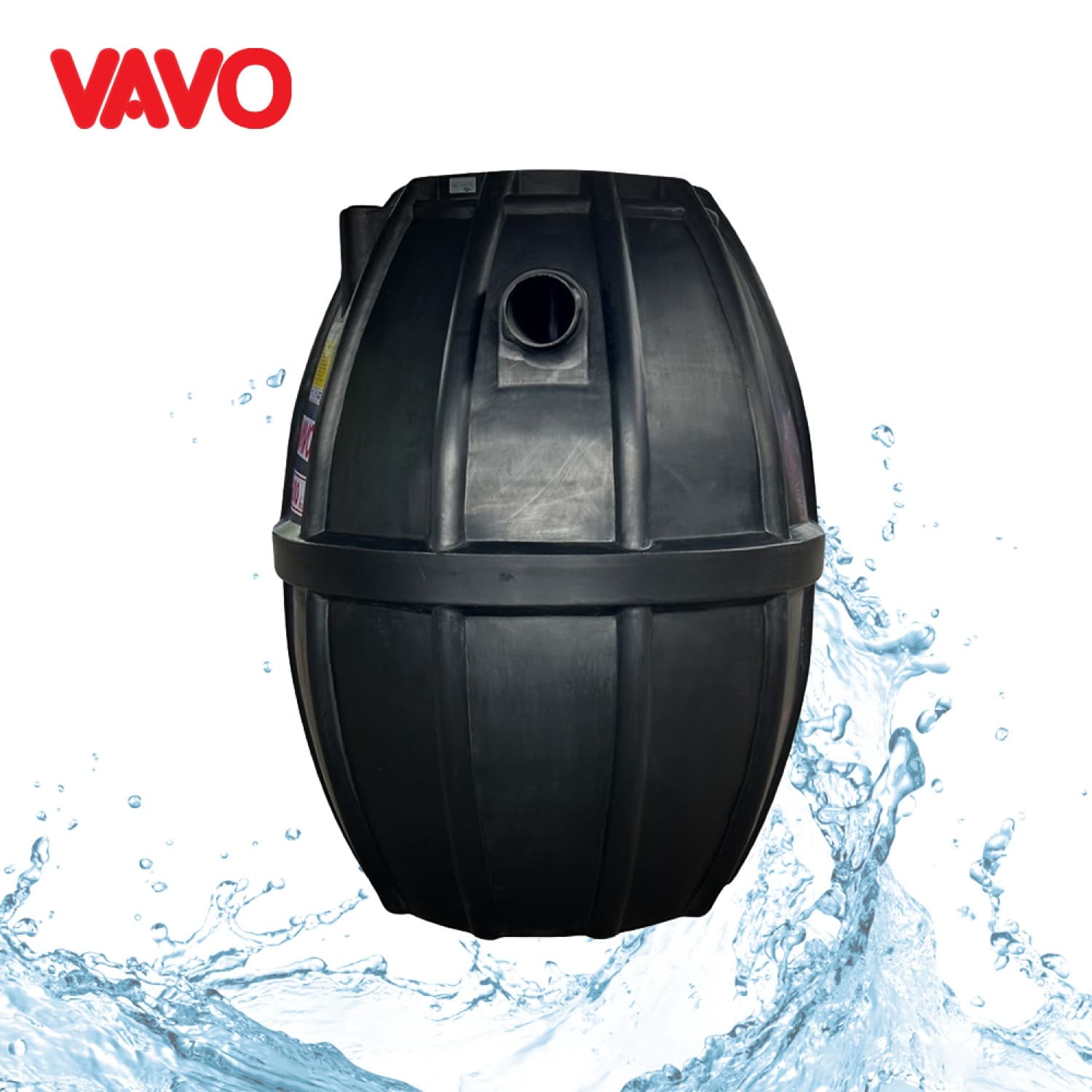 VAVO ถังบำบัดน้ำเสีย 600L รุ่น KING ทรงสูง 4