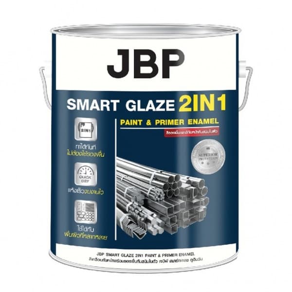 JBP สีน้ำมัน SMART GLAZE 2in1 Gloss #G7226 1 กล. สีเทา 1