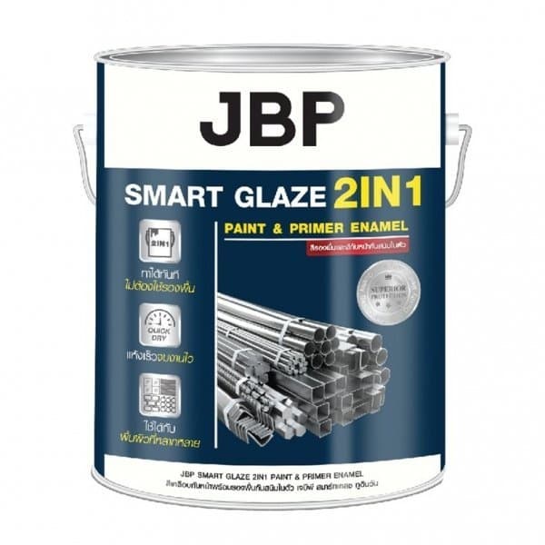 JBP สีน้ำมัน SMART GLAZE 2IN1 Gloss #G7323 1 กล. สีน้ำตาล