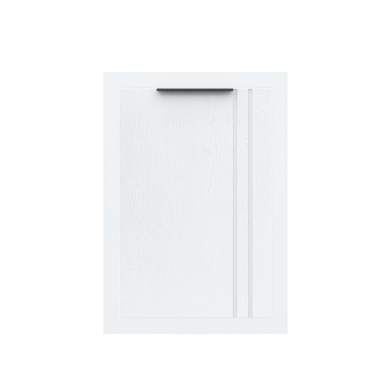 CLOSE Lumine  บานซิงค์เดี่ยว uPVC  45x66 ซม. เซาะร่อง สีเพียวไวท์ 1