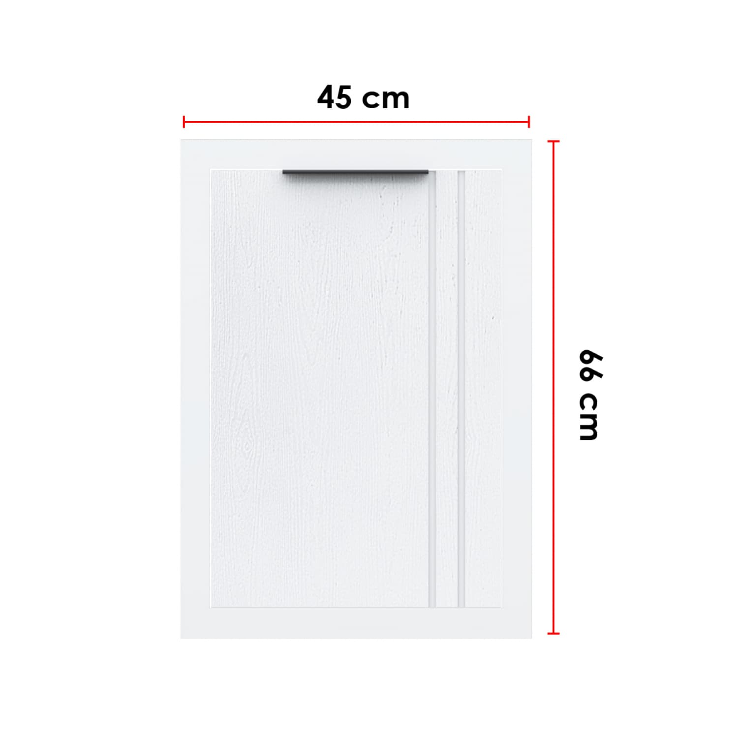 CLOSE Lumine  บานซิงค์เดี่ยว uPVC  45x66 ซม. เซาะร่อง สีเพียวไวท์ 2