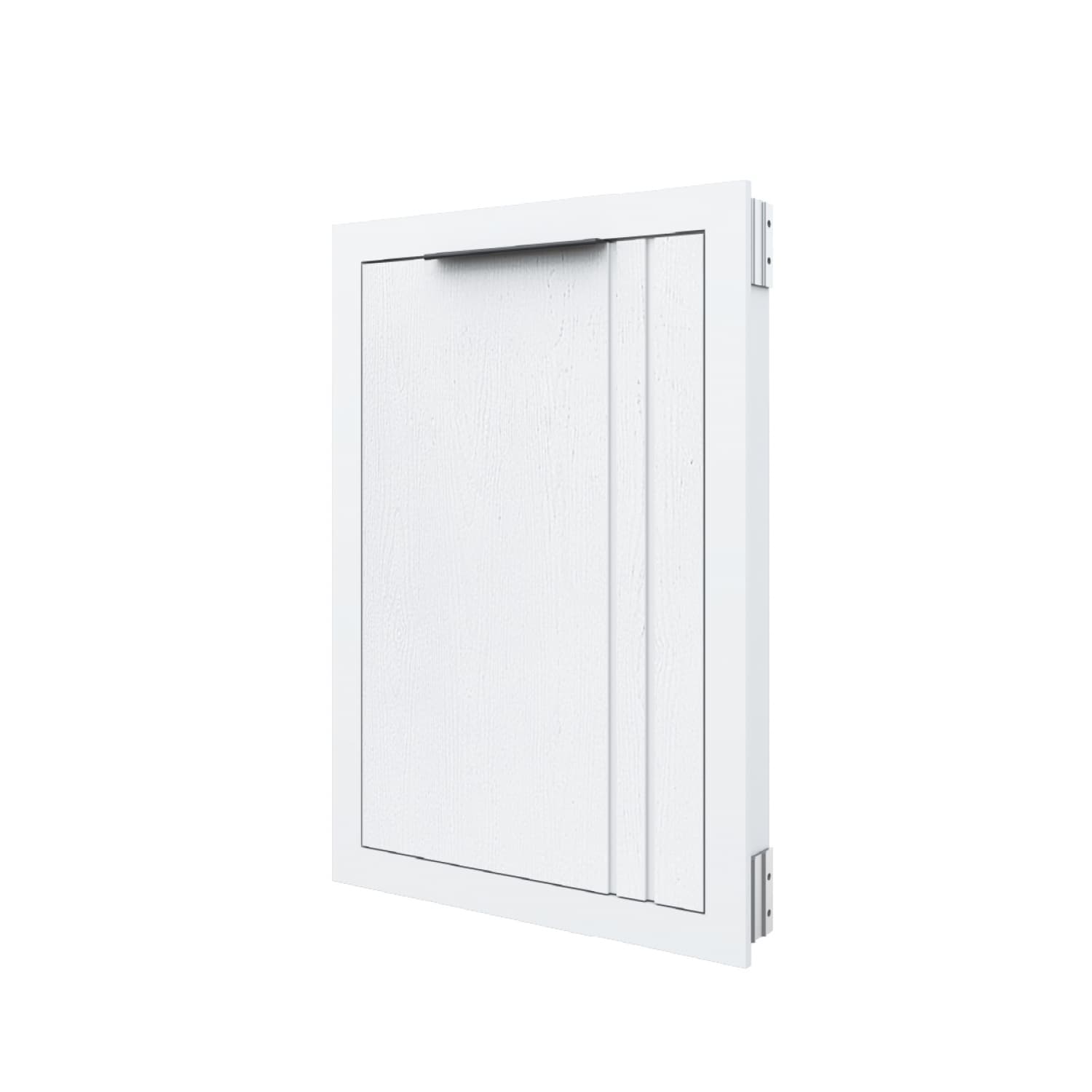 CLOSE Lumine  บานซิงค์เดี่ยว uPVC  45x66 ซม. เซาะร่อง สีเพียวไวท์ 4