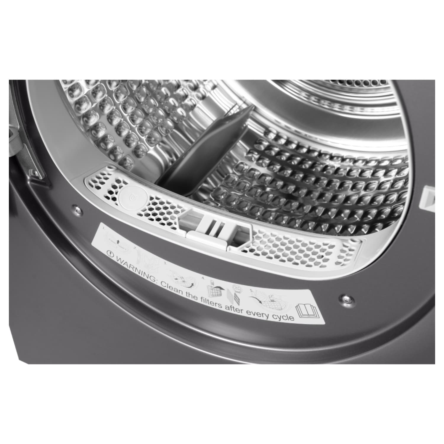 HAIER เครื่องอบผ้าฝาหน้า ขนาด 10 กก. รุ่น HD100-A357S8 สีดำ 5