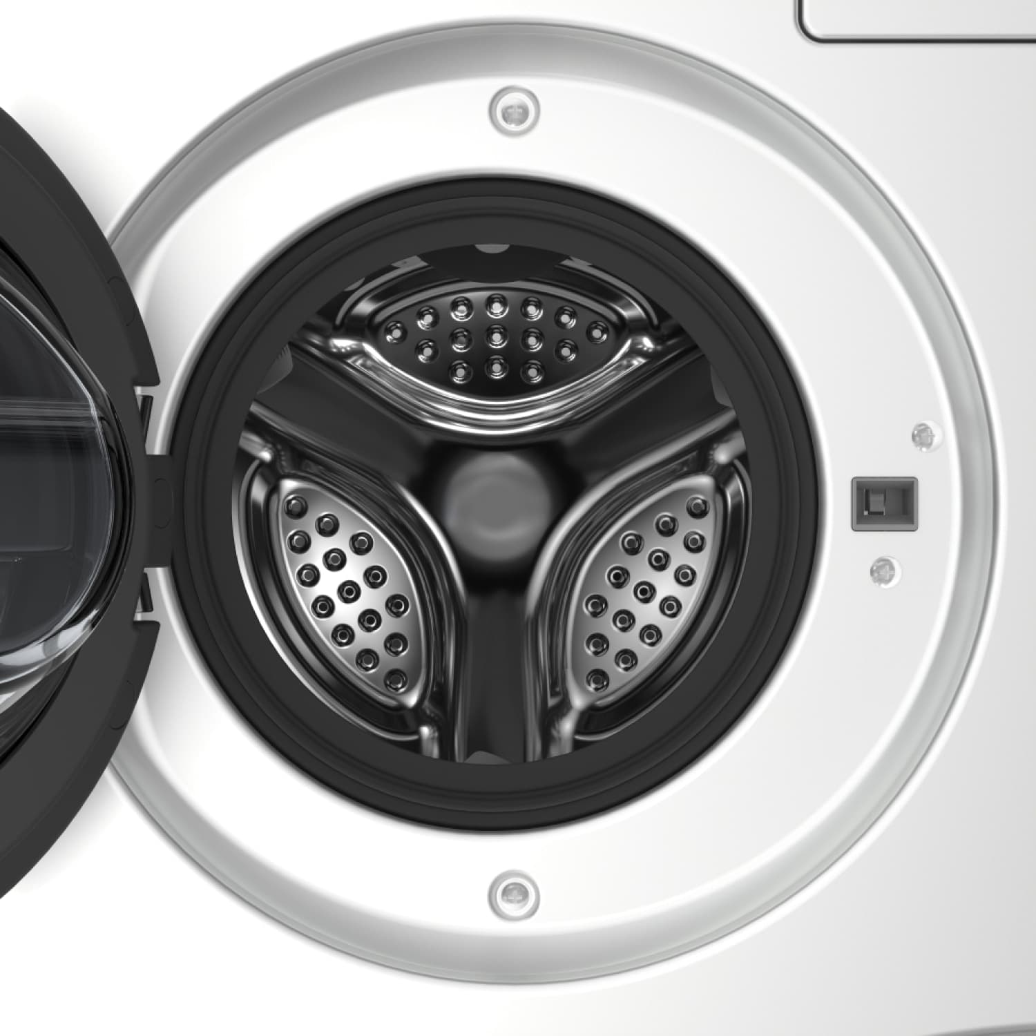 HAIER เครื่องซักผ้าฝาหน้า 3 ถัง ขนาด 14kg รุ่น HW140-BD14697WU1 สีขาว 3