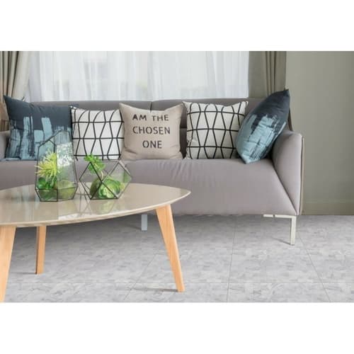 CAMPANA กระเบื้องเซรามิคปูพื้น 40X40 ซม. ไอร่า ไวท์ (6P) 3