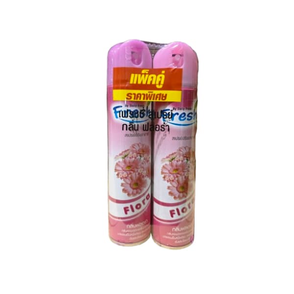 FRESHY เฟรชชี่สเปรย์ กลิ่นฟลอร่า ขนาด 300 มล. (แพ็ค 2)