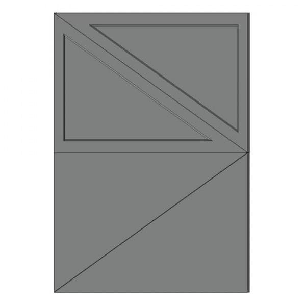 วีบล็อค อิฐบล็อกทีบ แบบสามเหลี่ยมครึ่งก้อน ขนาด 19x16.50x9ซม. 4