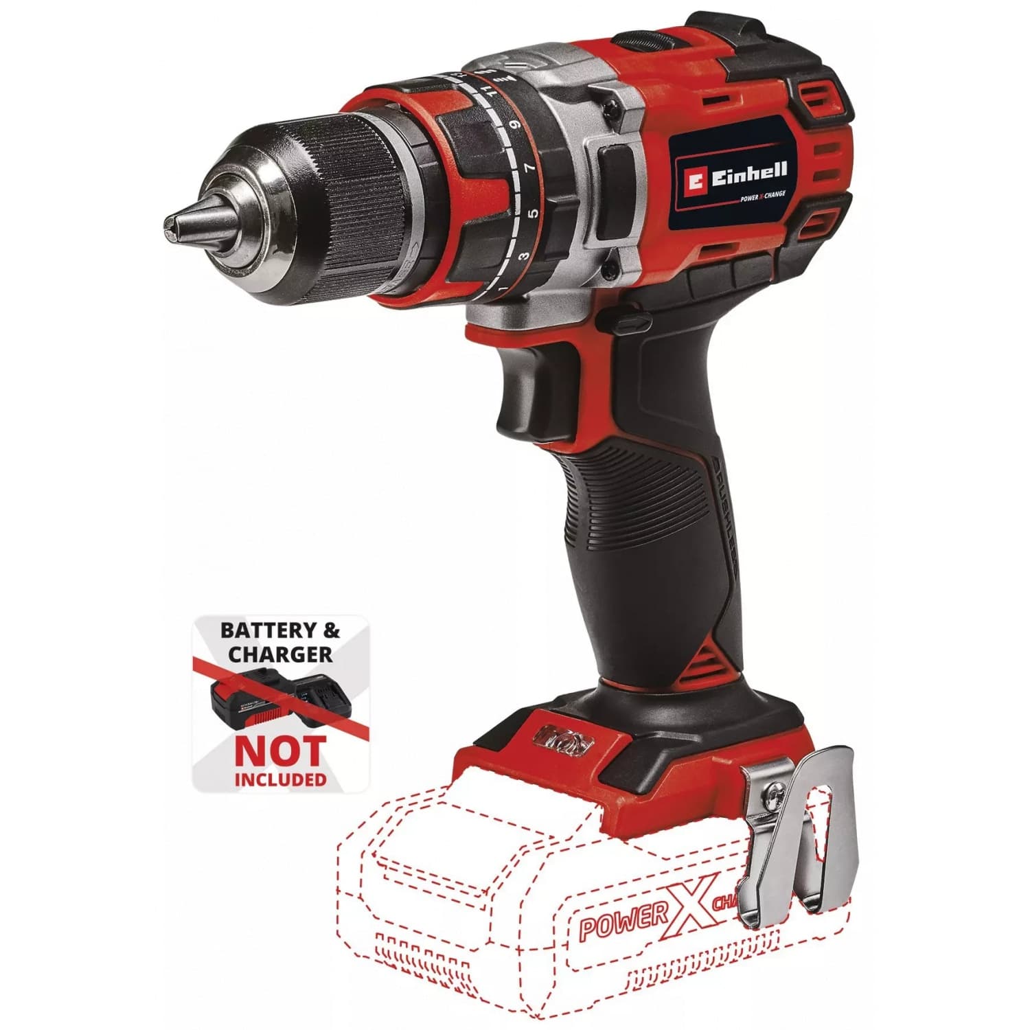 Einhell สว่านกระแทกไร้สายขนาด 18V 50Nm. รุ่น TP-CD 18/50 Li-i BL Solo (เครื่องเปล่า) 3