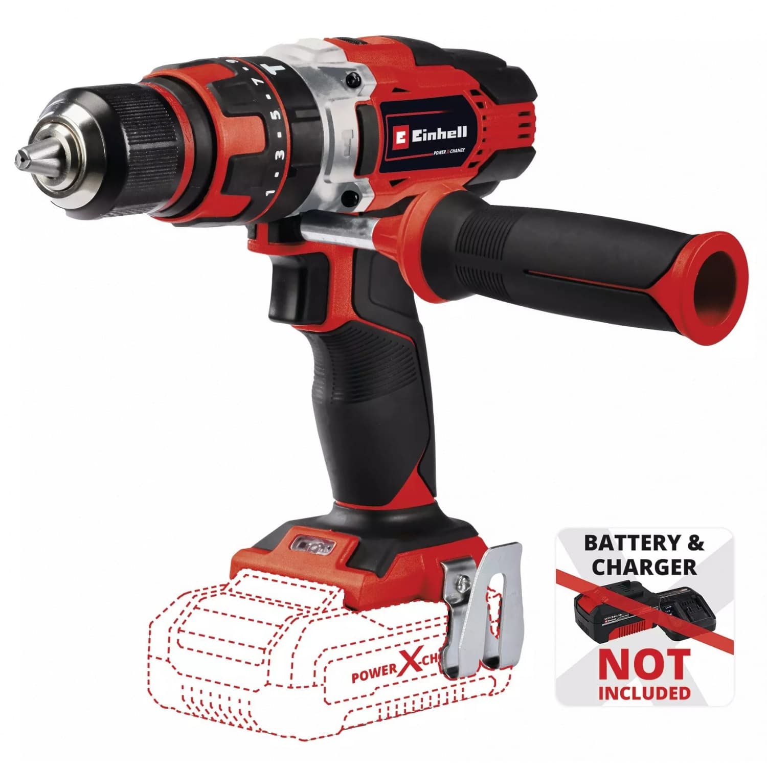 Einhell สว่านกระแทกไร้สาย 18V 48Nm. รุ่น TE-CD 18/48 Li-i Solo (เครื่องเปล่า) 1