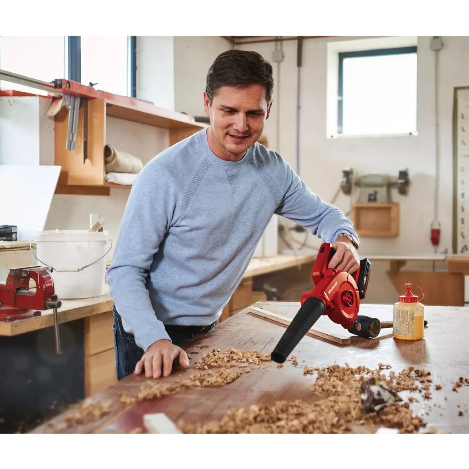 Einhell เครื่องเป่าลมไร้สาย ขนาด 18V ความเร็วลม 180Km./Hr. รุ่น TE-CB 18/180 Li Solo 3