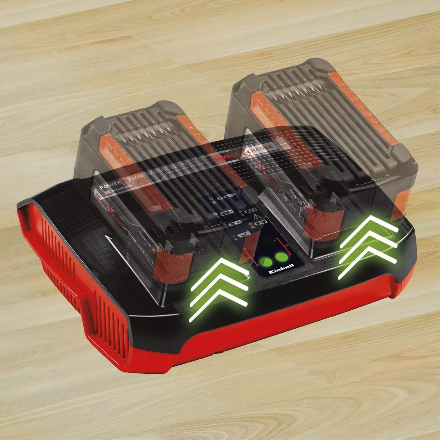 Einhell เครื่องชาร์จแบตเตอรี่ ขนาด 3A 2ช่อง รุ่น Power X-Twincharger 3A 3