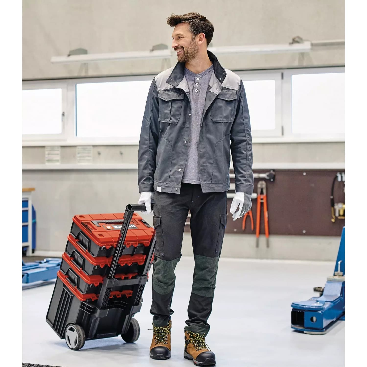 Einhell กล่องเครื่องมือพลาสติก ไซส์ L รุ่น E-Case L 4