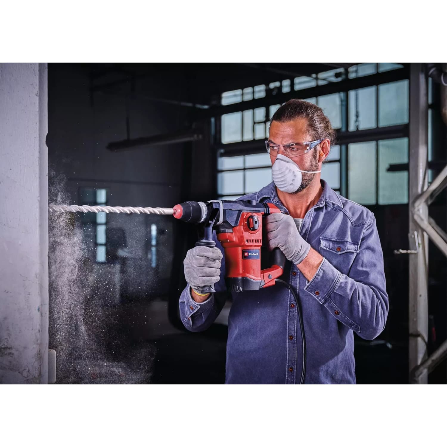 Einhell สว่านโรตารี่ไฟฟ้า ขนาด 32มม. กำลังไฟ 1600W รุ่น TE-RH 32-1600 4F 2