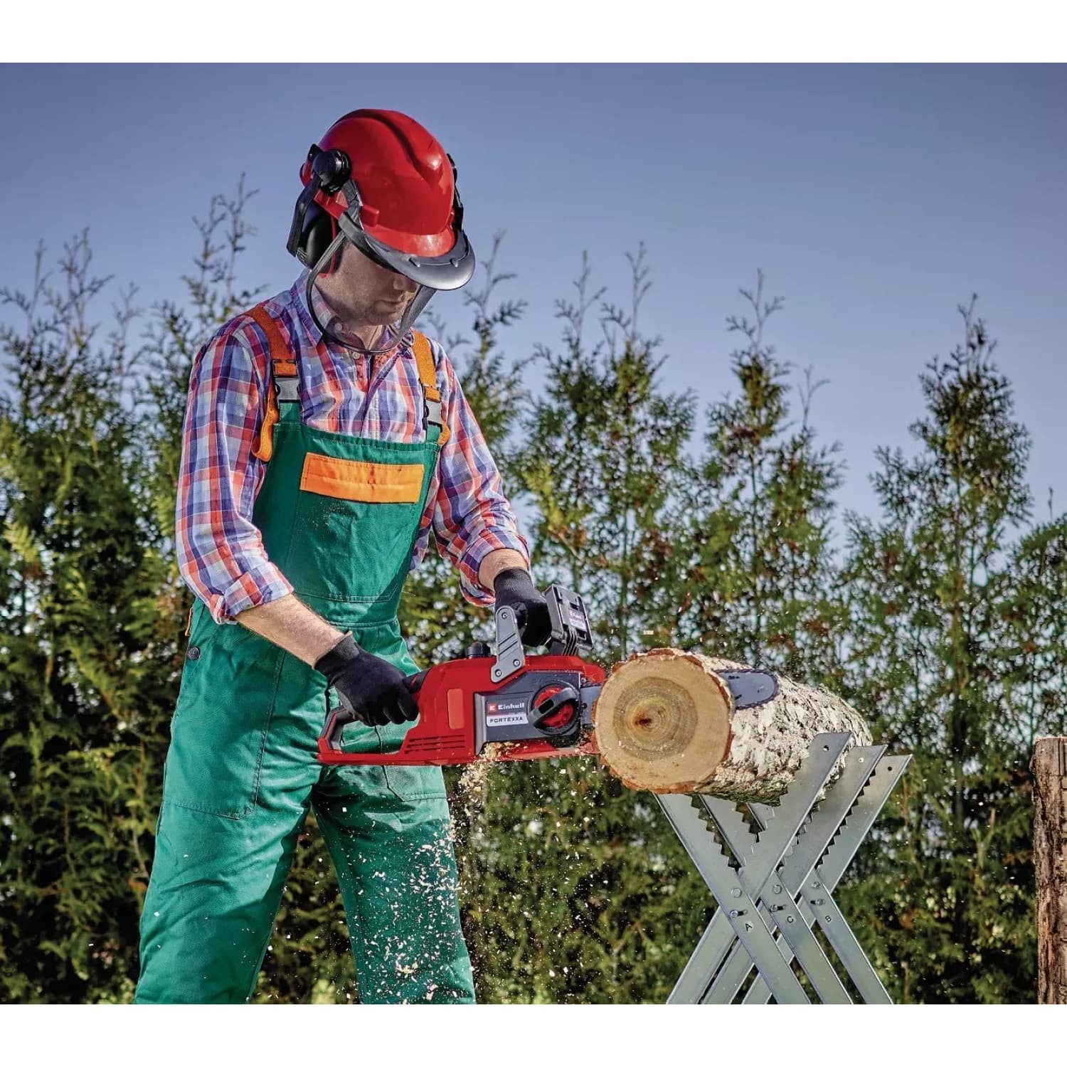 Einhell เลื่อยโซ่ไร้สาย ขนาด 18V ความยาวบาร์โซ่30cm. รุ่น FORTEXXA 18/30 Brushless Solo 2