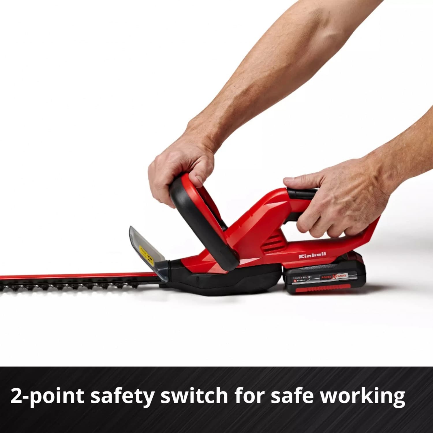 Einhell เครื่องตัดแต่งพุ่มไม้ไร้สาย ขนาด 18V ความยาวการตัด 46cm. รุ่น GC-CH 1846 Li Solo 3